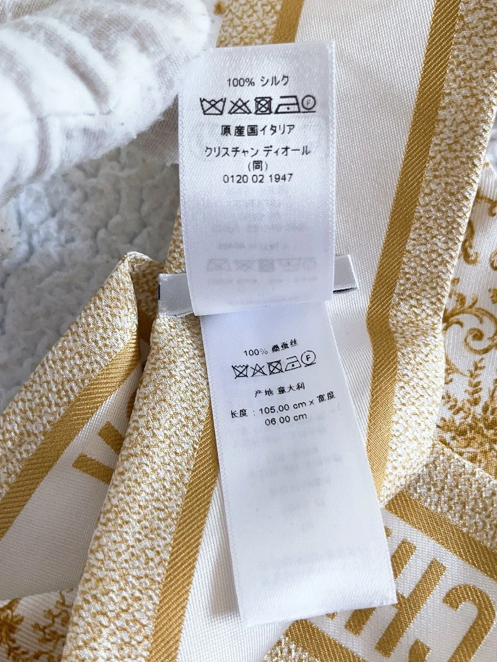 Dior Jardin  D’hiver Mitzah Silk Scarf